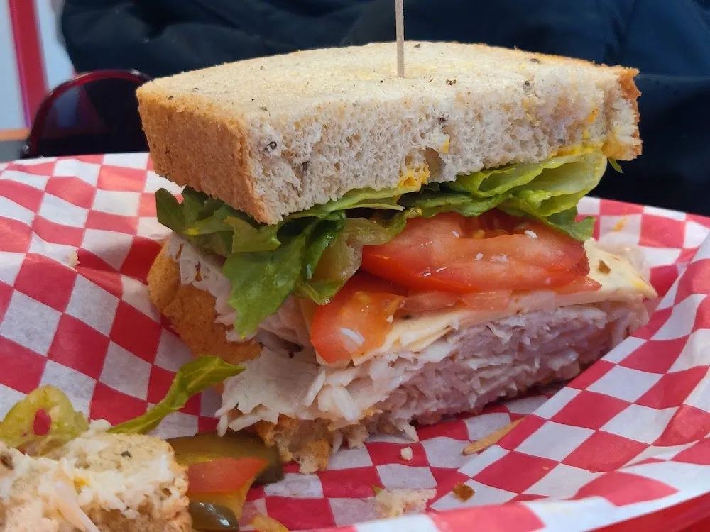 Turkey and Cheese Sandwich